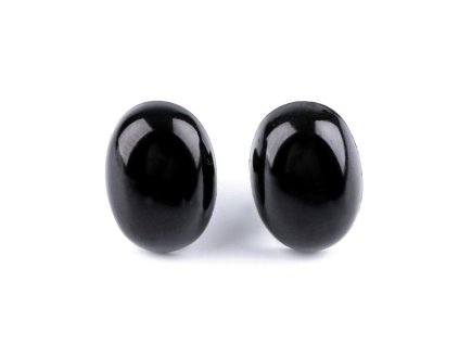 Čumák / oči s pojistkou 11x15 mm (Balení 5 sada, Varianta černá)