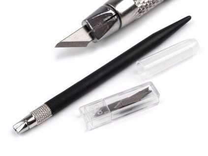 Výtvarný řezák s náhradními čepelemi (Balení 1 ks)