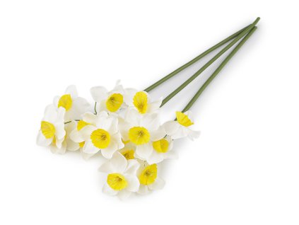 Umělý narcis (Balení 3 ks, Varianta 1 krémová nejsvět.)