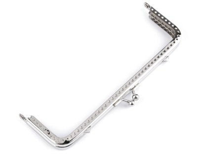 Rámeček na výrobu kabelky našívací 15,5x9 cm (Balení 1 ks, Varianta nikl)