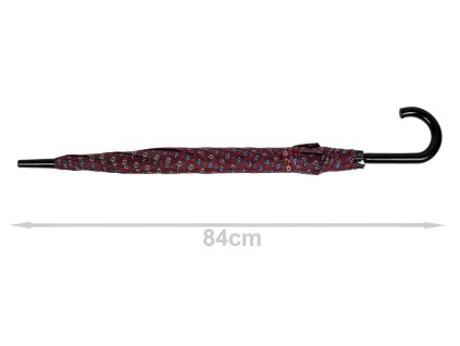 Pánský vystřelovací deštník se vzorem (Balení 1 ks, Varianta 1 bordó sv.)