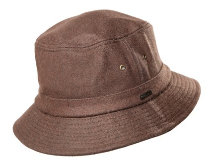 Pánský klobouk "Bucket hat" (Velikost 59, Barva hnědá)