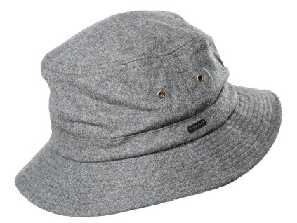 Pánský šedý klobouk "Bucket hat" (Velikost 58, Barva šedá)