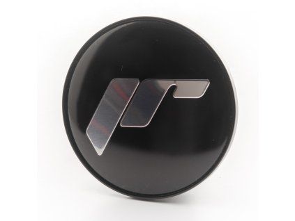 Středová krytka Flat Universal Black + Silver Letters