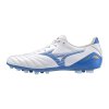 Pánská fotbalová obuv Mizuno MORELIA NEO IV PRO AG / White/Laser Blue/Laser Blue (Velikost 39.0/6.0)
