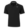 Men Mizuno Polo / Black/White (Velikost S)