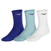 Ponožky Mizuno Training 3P Socks(U) / White/Ether/Bellwether (Velikost L)