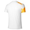 Pánské sportovní tričko Mizuno Daybreakers Shadow SS Tee(M) / White / Citrus (Velikost S)