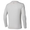 Pánské sportovní tričko Mizuno Core Impulse LS Tee(M) / Vapor Silver (Velikost XXL)