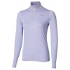 Dámské sportovní tričko Mizuno Core Impulse HZ LS Tee(W) / Icelandic Blue (Velikost L)