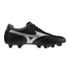Pánská fotbalová obuv Mizuno MORELIA II CLUB FG / Black/Galaxy Silver/Dark Shadow (Velikost 39.0/6.0)