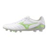Pánská fotbalová obuv Mizuno MONARCIDA NEO III PRO(U) / White/Neon Green (Velikost 38.5/5.5)