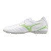 Pánské fotbalé turfy Mizuno MONARCIDA NEO III SELECT AS(U) / White/Neon Green (Velikost 39.0/6.0)