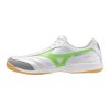 Pánská futsalová obuv Mizuno MORELIA SALA ELITE IN / White/Neon Green/Galaxy Silver (Velikost 40.0/6.5)