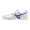 Pánské fotbalové turfy Mizuno MRL SALA CLUB TF / White/Laser Blue (Velikost 39.0/6.0)