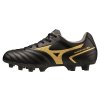 Pánská fotbalová obuv Mizuno MONARCIDA NEO RUGBY / Black/Gold (Velikost 41.0/7.5)