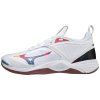 Unisex halová obuv Mizuno WAVE MOMENTUM 2 / White/High Visibility/Syrah (Velikost 50.0/14.0)