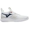 Unisex halová obuv Mizuno WAVE MOMENTUM 2 / Undyed White / Spellbound / Peace Blue (Velikost 50.0/14.0)