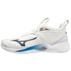 Unisex halová obuv Mizuno WAVE MOMENTUM 2 / Undyed White / Spellbound / Peace Blue (Velikost 50.0/14.0)