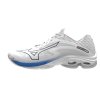 Unisex halová obuv Mizuno WAVE LIGHTNING Z7 / Undyed White / Moonlit Ocean / Peace Blue (Velikost 51.0/15.0)