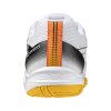 Unisex halová obuv Mizuno CYCLONE SPEED 5(U) / White/Fiery Coral 2/Citrus (Velikost 38.0/5.0)