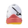 Dětská halová obuv Mizuno LIGHTNING STAR Z7 Jr(C) / White/Fiery Coral 2/Citrus (Velikost 32.5/1.0)