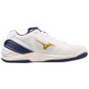 Unisex halová obuv mizuno WAVE STEALTH NEO / White/BRibbon/MP Gold (Velikost 36.5/4.0)