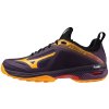 Unisex hokejová obuv Mizuno WAVE PANTHERA / Purple Magic/Carrot Curl/High Risk Red (Velikost 36.5/4.0)