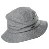 Pánský šedý klobouk "Bucket hat" (Velikost 58, Barva šedá)