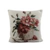 Gobelínový povlak na polštář levandule, růže 45x45 cm (Balení 1 ks, Varianta 1 režná levandule)