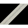 Šikmý proužek bavlněný šíře 18 mm zažehlený (Balení 1 m, Varianta 1 / 1 bílá)