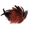 Slepičí peří délka 6-20 cm (Balení 20 ks, Varianta 22 červenohnědá)