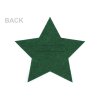Vánoční prostírání na příbor hvězda (Balení 4 ks, Varianta zelená tmavá)