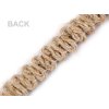 Jutový prýmek šíře 11 mm (Balení 1 m, Varianta režná přírodní)