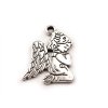 Přívěsek anděl 17x20 mm (Balení 4 ks, Varianta platina s patinou)