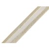 Šikmý proužek šíře 20 mm zažehlený (Balení 22.5 m, Varianta 1 stříbrná)