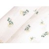 Mušelín / dvojitá gázovina luční rostliny (Balení 1 m, Varianta Off White)