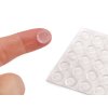 Samolepicí protiskluzové podložky silikonové 25 ks Ø9 mm (Balení 1 karta, Varianta transparent)