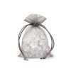 Dárkový pytlík 10x15 cm organza (Balení 10 ks, Varianta 1 stříbrná)