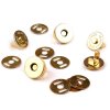 Magnetické zapínání Ø15 mm zlaté (Balení 5 sada, Varianta zlatá)
