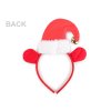 Čelenka do vlasů elf, vánoční / párty (Balení 1 ks, Varianta 1 červená)