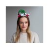 Čelenka do vlasů elf, vánoční / párty (Balení 1 ks, Varianta 1 červená)