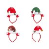 Čelenka do vlasů elf, vánoční / párty (Balení 1 ks, Varianta 1 červená)