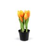 Umělé tulipány v květináči (Balení 1 ks, Varianta 1 (21cm) bílá)