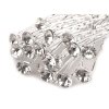 Štrasová vlásenka s kamínkem Ø7,2 mm (Balení 20 ks, Varianta 1 crystal)