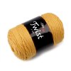 Bavlněná pletací příze Twist macrame 500 g rozčesávací (Balení 1 ks, Varianta 2 (8190) hořčicová)