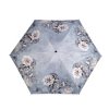 Dámský mini skládací deštník květy (Balení 1 ks, Varianta 1 fialová nejsvětlejší)