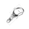 Kovová karabinka otočná 26x54 mm (Balení 3 ks, Varianta 1 nikl)