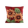 Gobelínový povlak na polštář slunečnice 45x45 cm (Balení 1 ks, Varianta 1 červená)