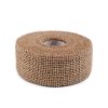 Jutová stuha šíře 50 mm (Balení 10 m, Varianta 1 režná přírodní)